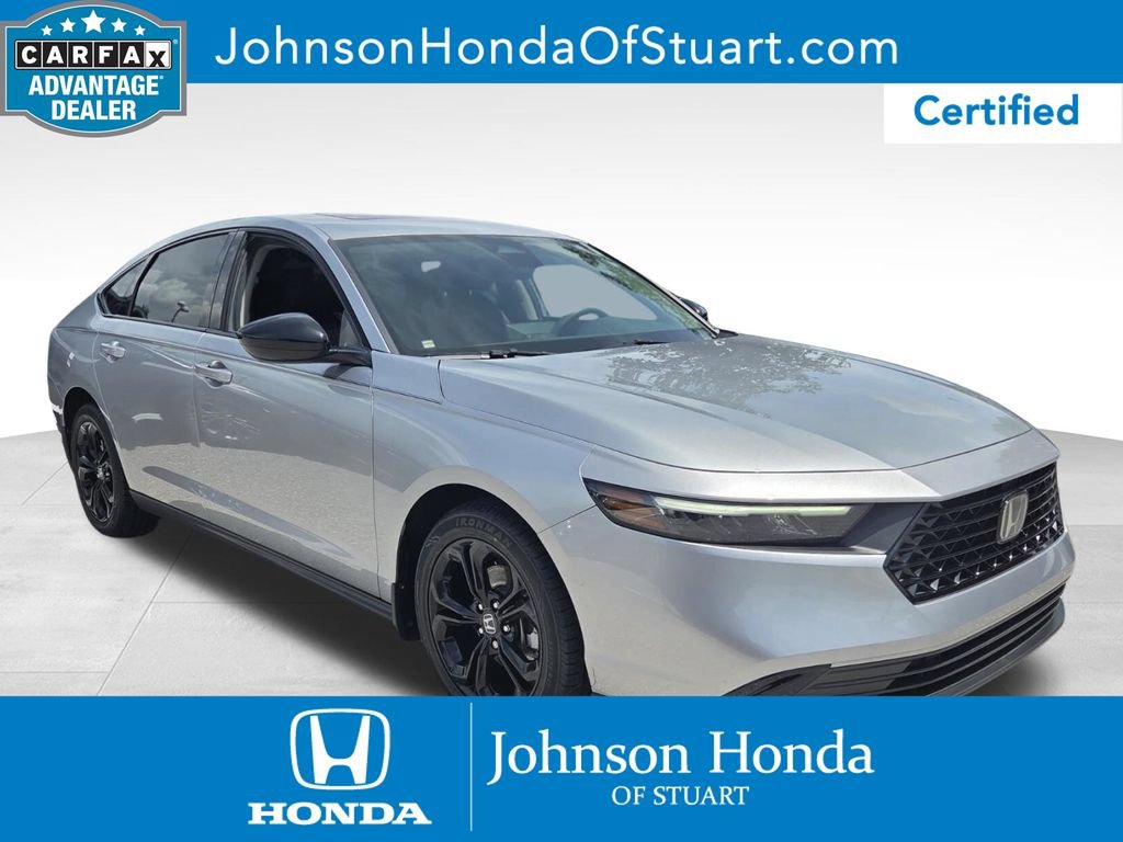 Certified 2025 Honda Accord SE