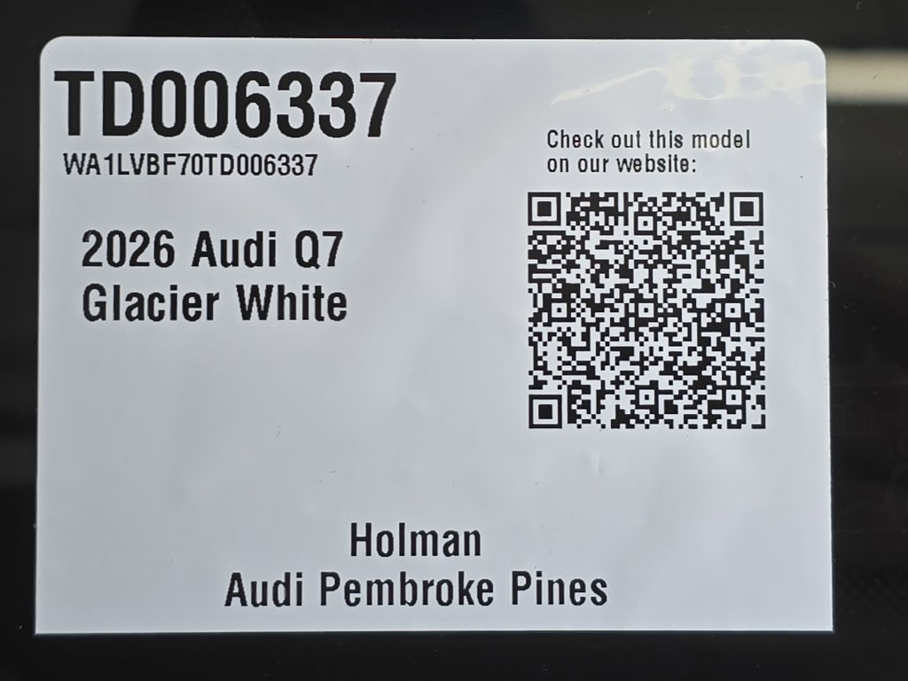 New 2026 Audi Q7 2.0T Premium AWD/4WD image 26
