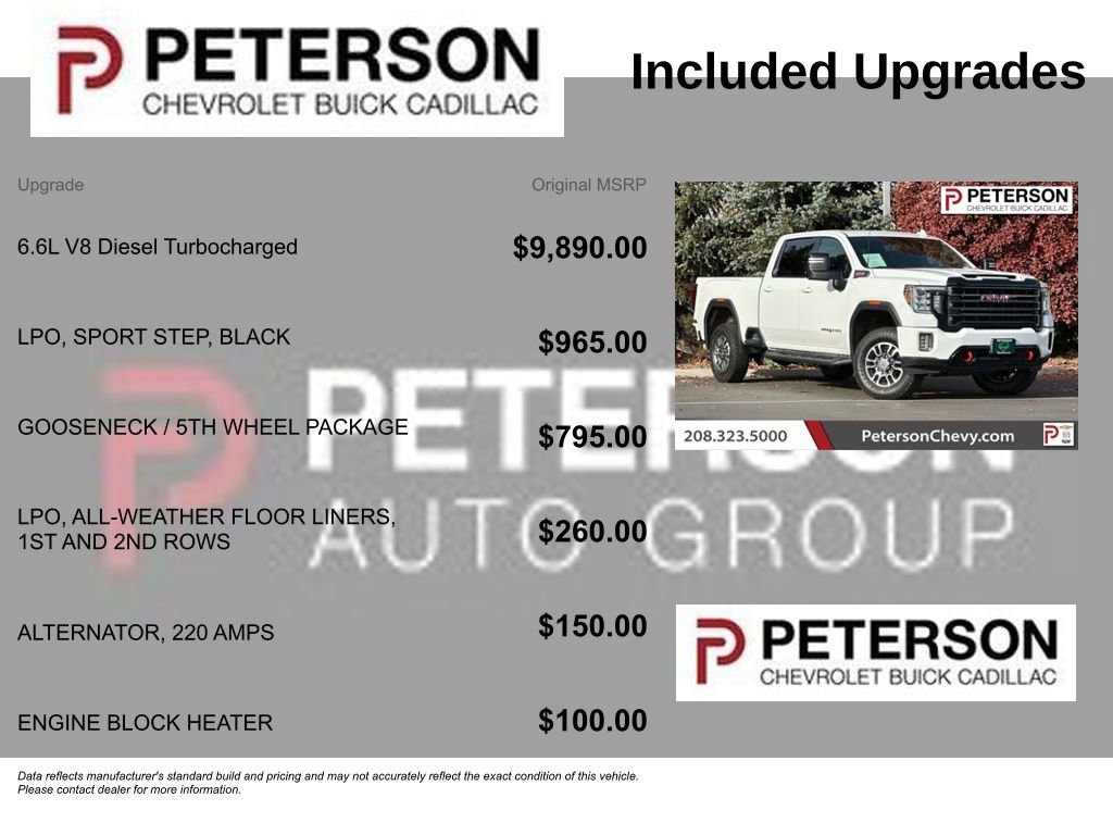 Certified 2021 GMC Sierra 3500 AT4 w/ Gooseneck/5TH Wheel Package image 11