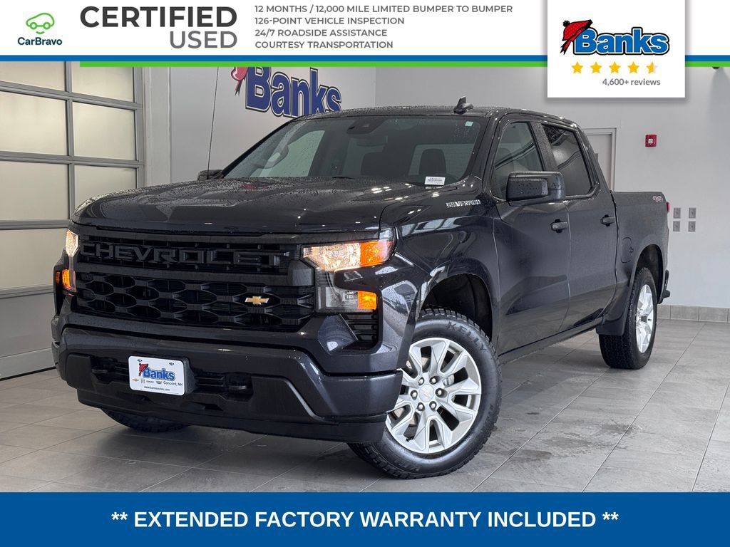 Certified 2023 Chevrolet Silverado 1500 Custom