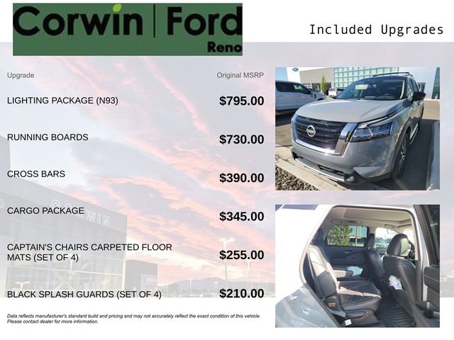 Used 2022 Nissan Pathfinder Platinum w/ Lighting Package (N93) image 3