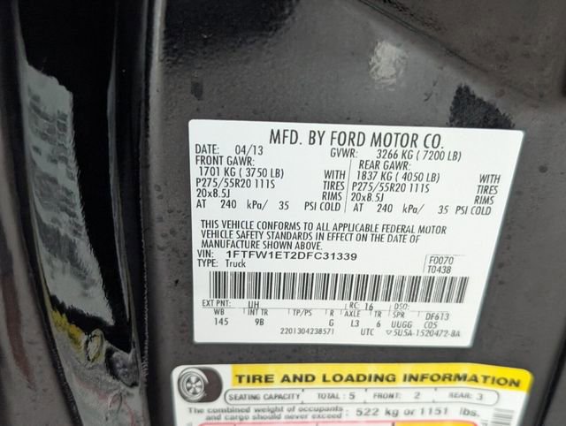 Used 2013 Ford F150 Platinum AWD/4WD image 19