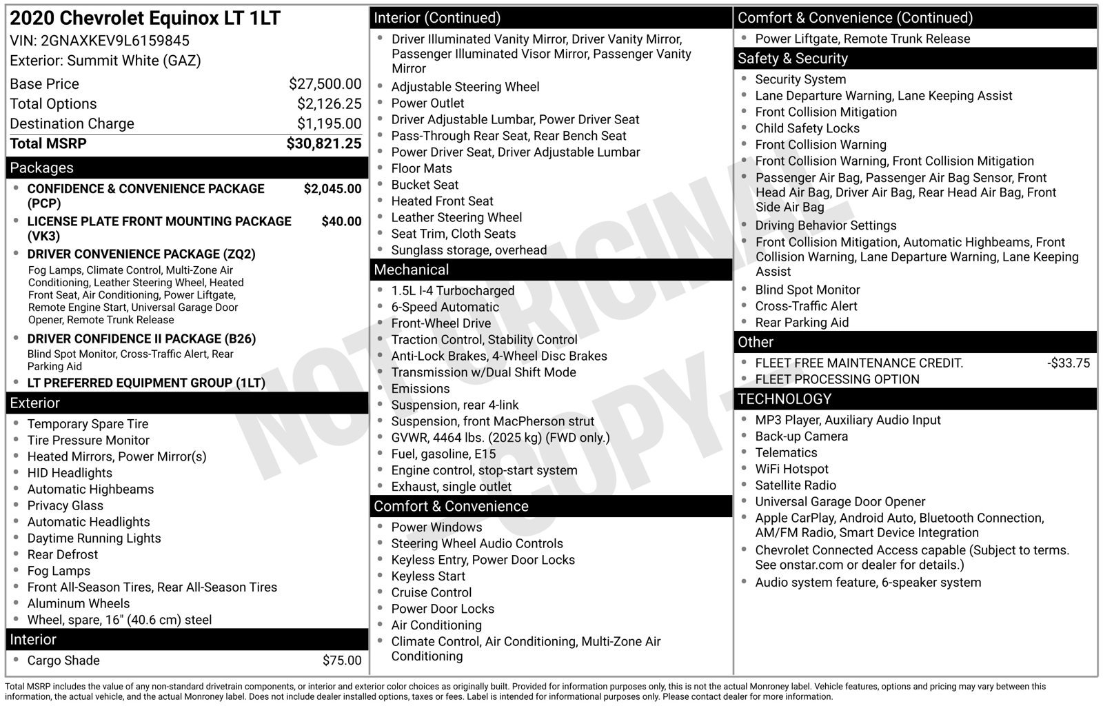 Used 2020 Chevrolet Equinox LT FWD image 5