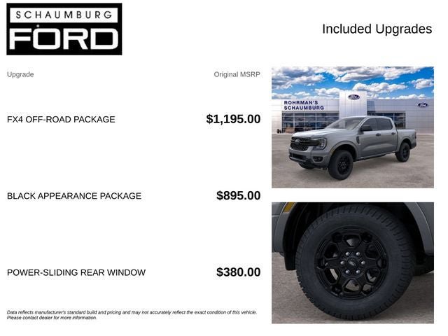 New 2026 Ford Ranger XLT w/ FX4 Off-Road Package AWD/4WD image 4