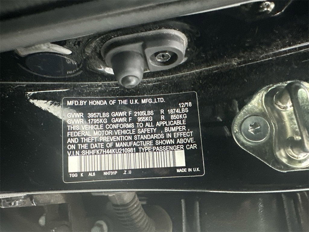 Used 2019 Honda Civic Sport image 31