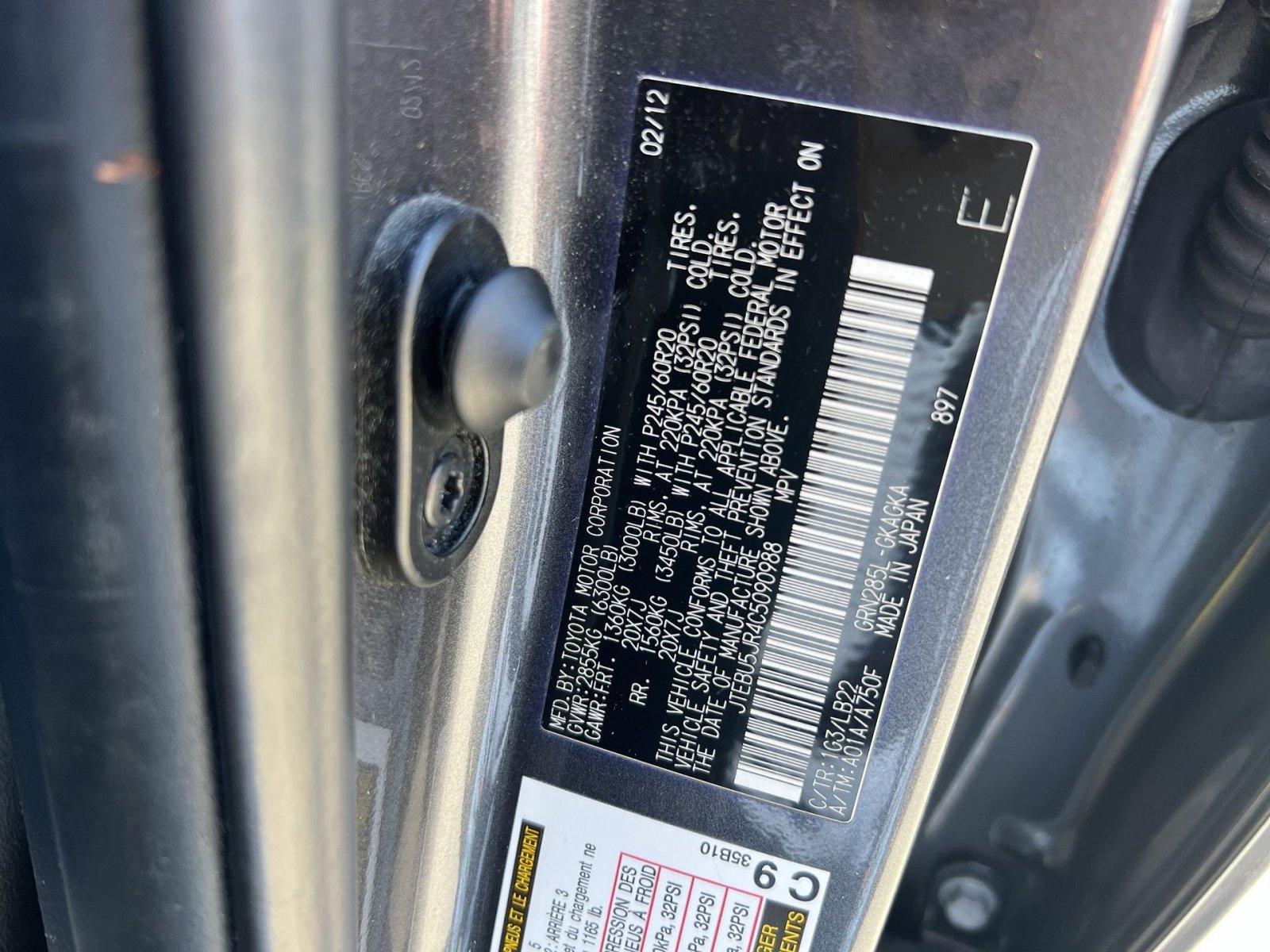 Used 2012 Toyota 4Runner Limited image 29