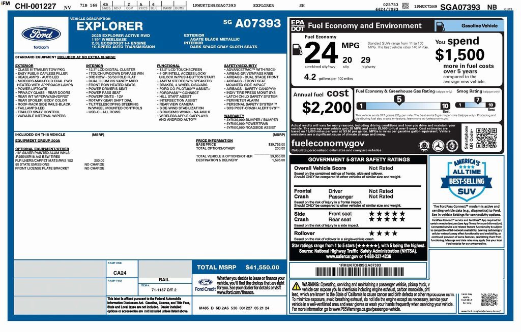 Used 2025 Ford Explorer Active image 4