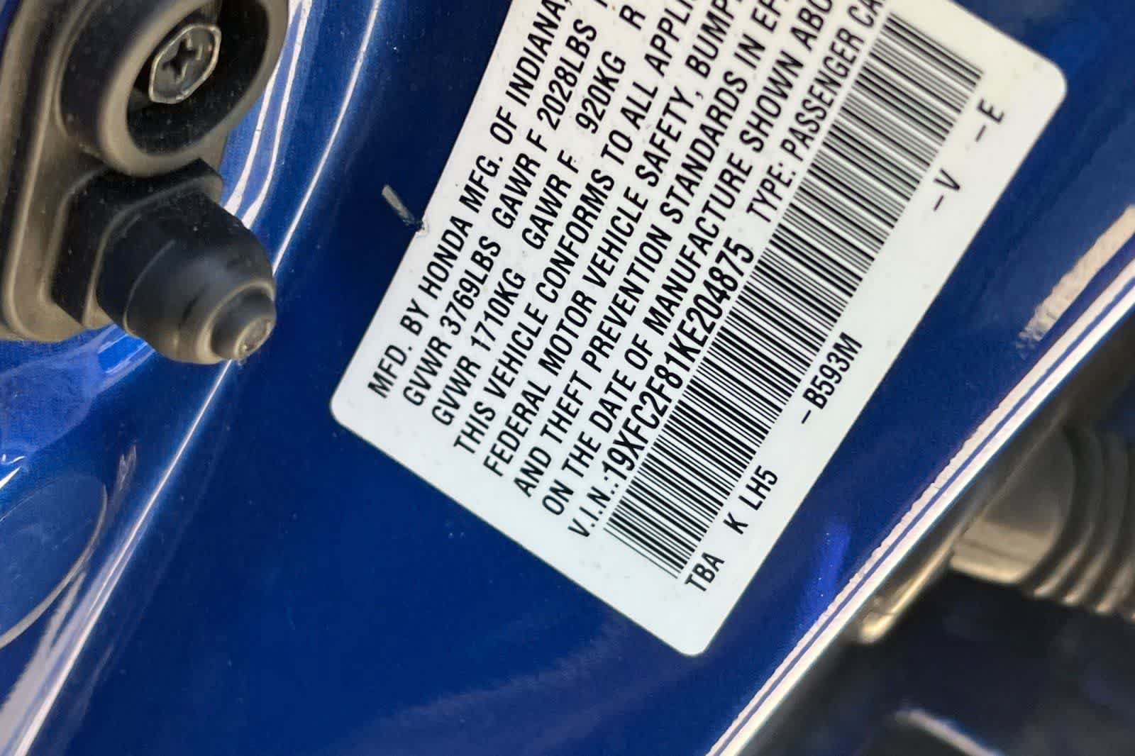Used 2019 Honda Civic Sport image 35