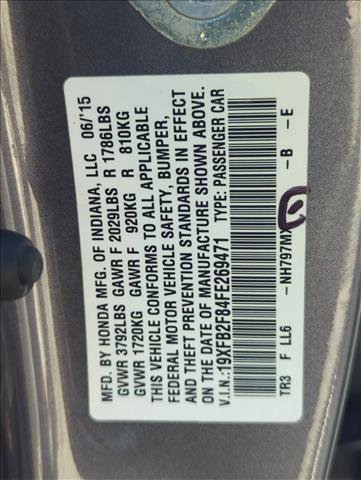 Used 2015 Honda Civic EX image 30