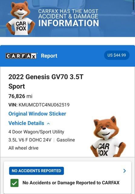 Used 2022 Genesis GV70 3.5T Sport w/ Sport Advanced Package AWD/4WD image 7