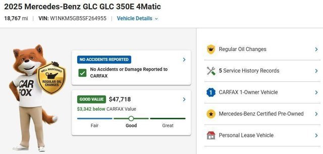 Certified 2025 Mercedes-Benz GLC 350e 4MATIC image 3