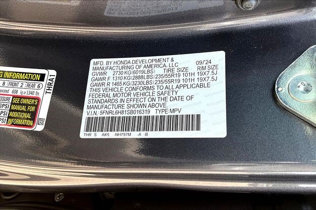 Certified 2025 Honda Odyssey Touring image 18