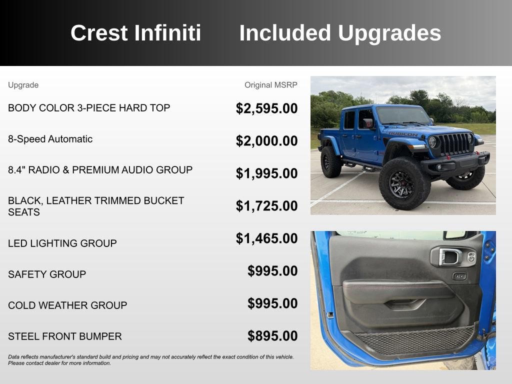 Used 2021 Jeep Gladiator Rubicon AWD/4WD image 5