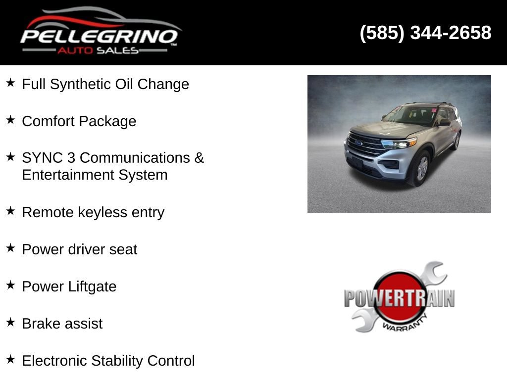 Used 2020 Ford Explorer XLT w/ Comfort Package AWD/4WD image 2