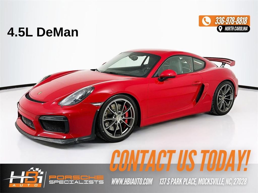 Used 2016 Porsche Cayman GT4