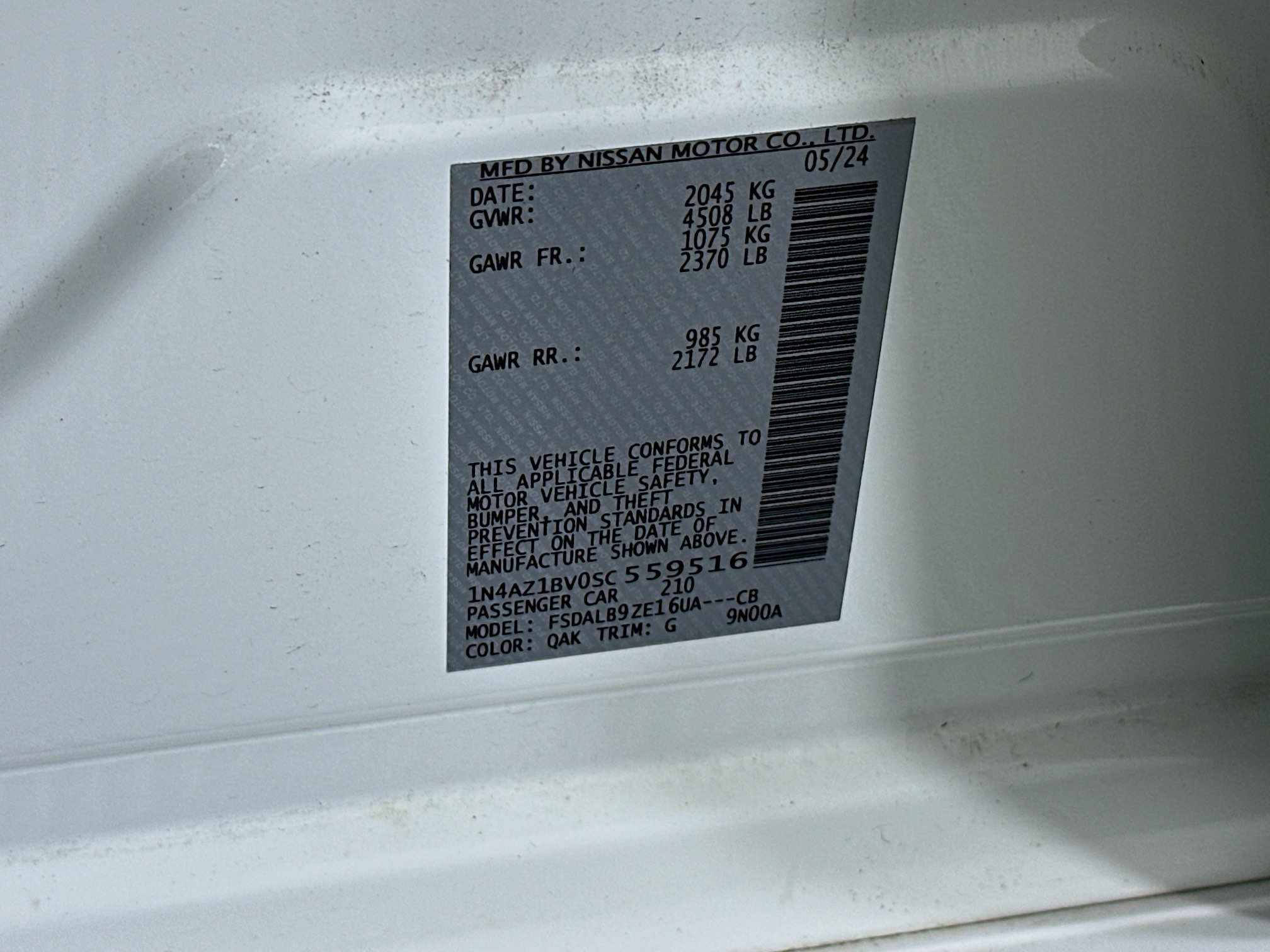 Used 2025 Nissan Leaf S FWD image 12