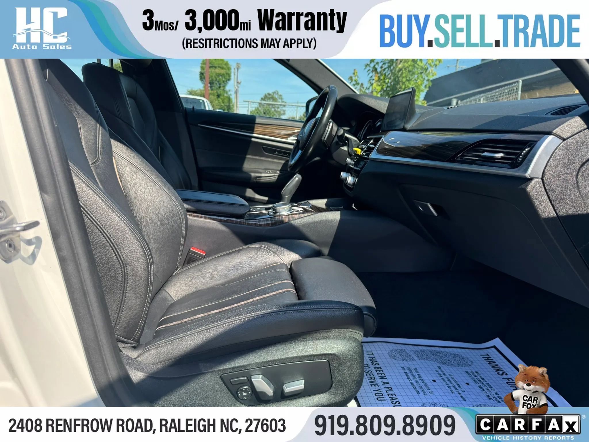 Used 2018 BMW 530i w/ Premium Package RWD image 20