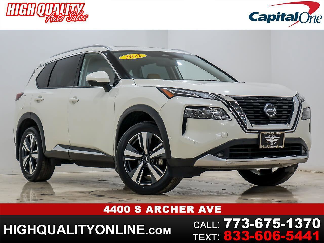 Used 2022 Nissan Rogue Platinum w/ Head-Up Display Package AWD/4WD image 1