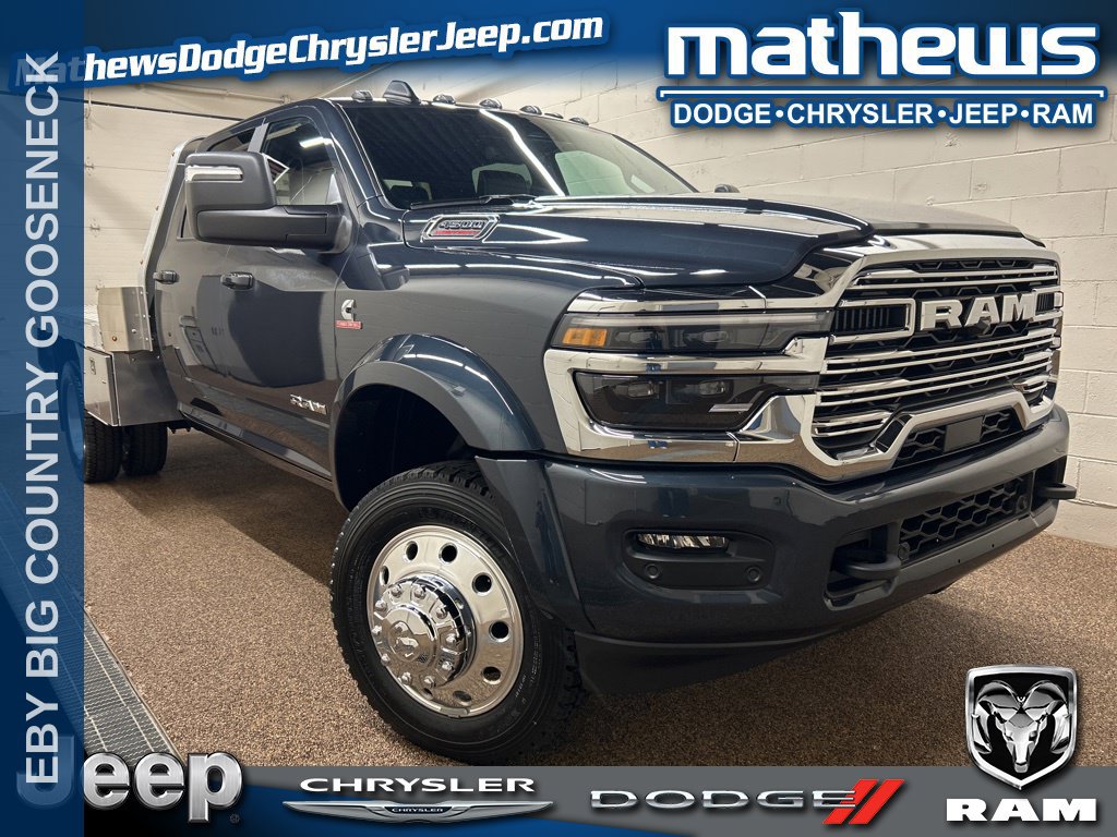 New 2026 RAM 4500 4x4 Crew Cab DRW w/ Laramie Trim Package