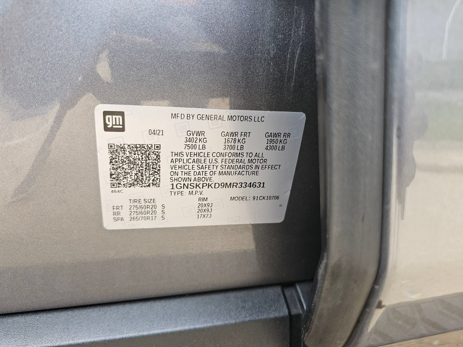 Used 2021 Chevrolet Tahoe Z71 AWD/4WD image 11