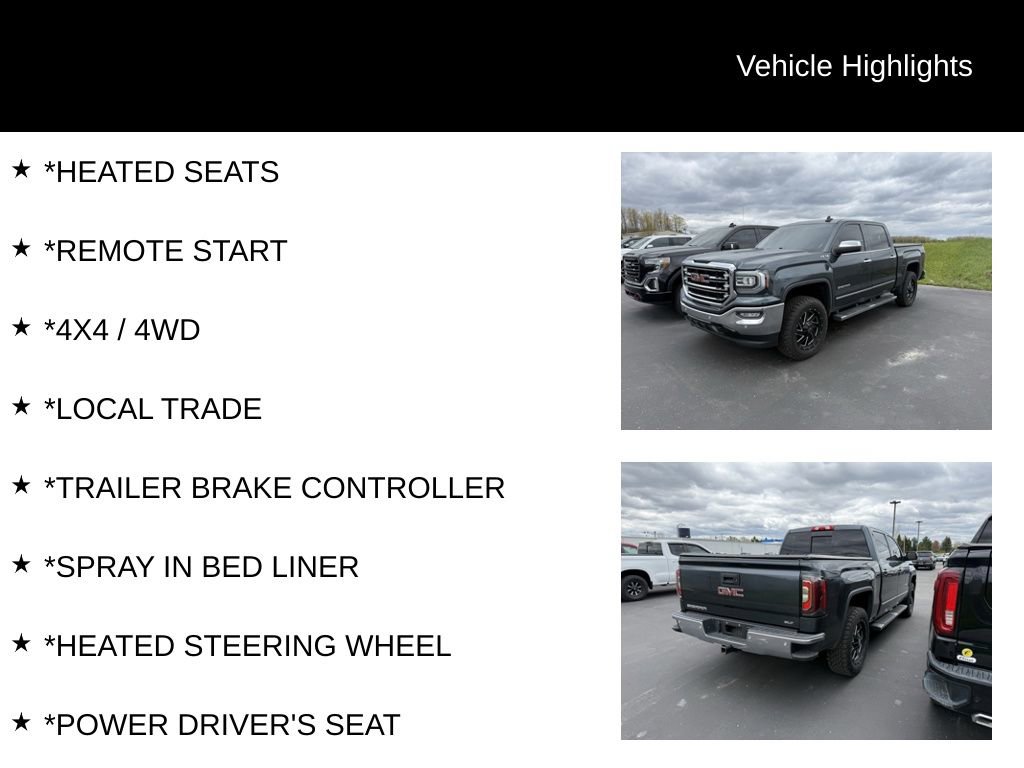 Used 2018 GMC Sierra 1500 SLT AWD/4WD image 4