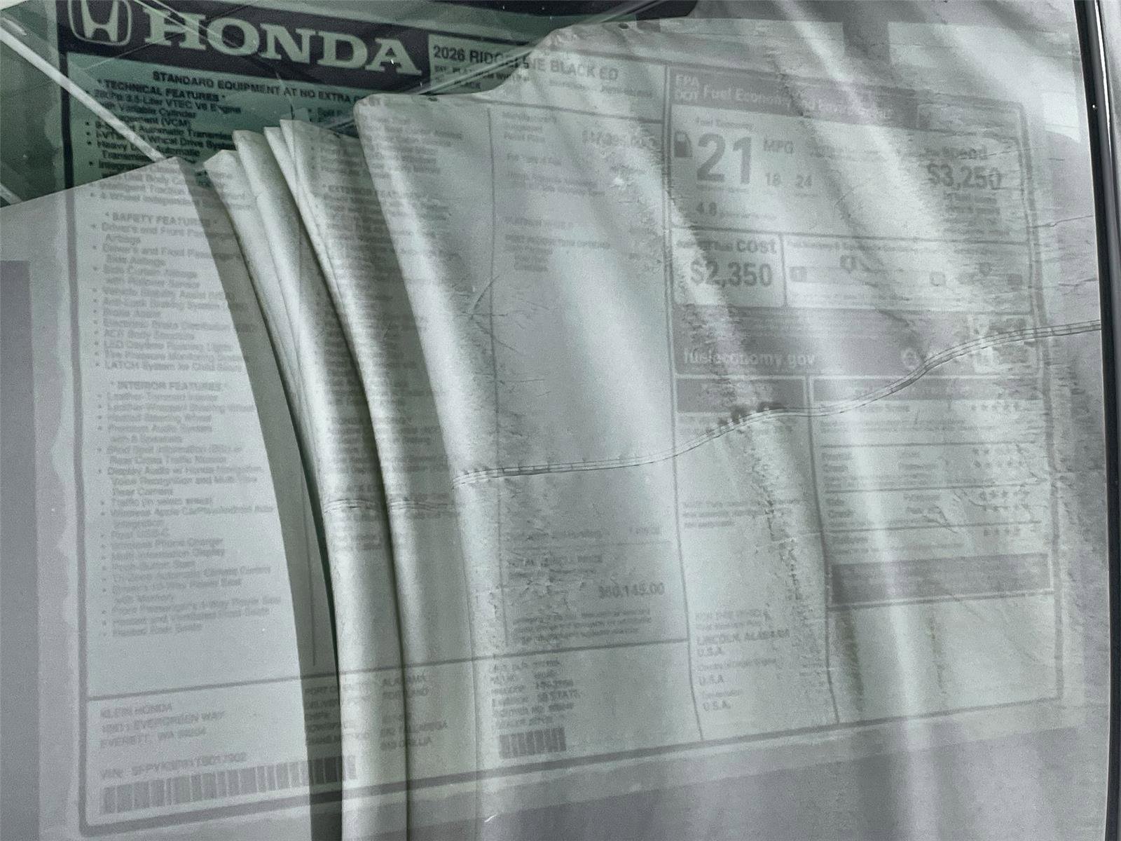 New 2026 Honda Ridgeline Black Edition image 35