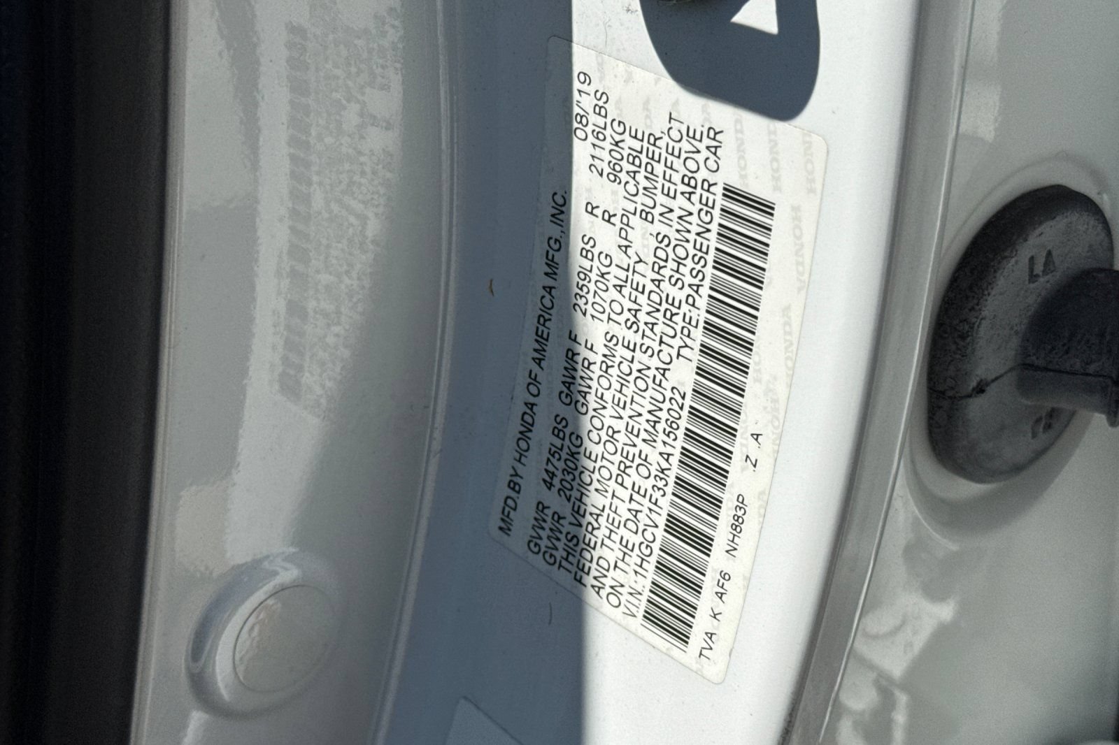 Used 2019 Honda Accord Sport image 34