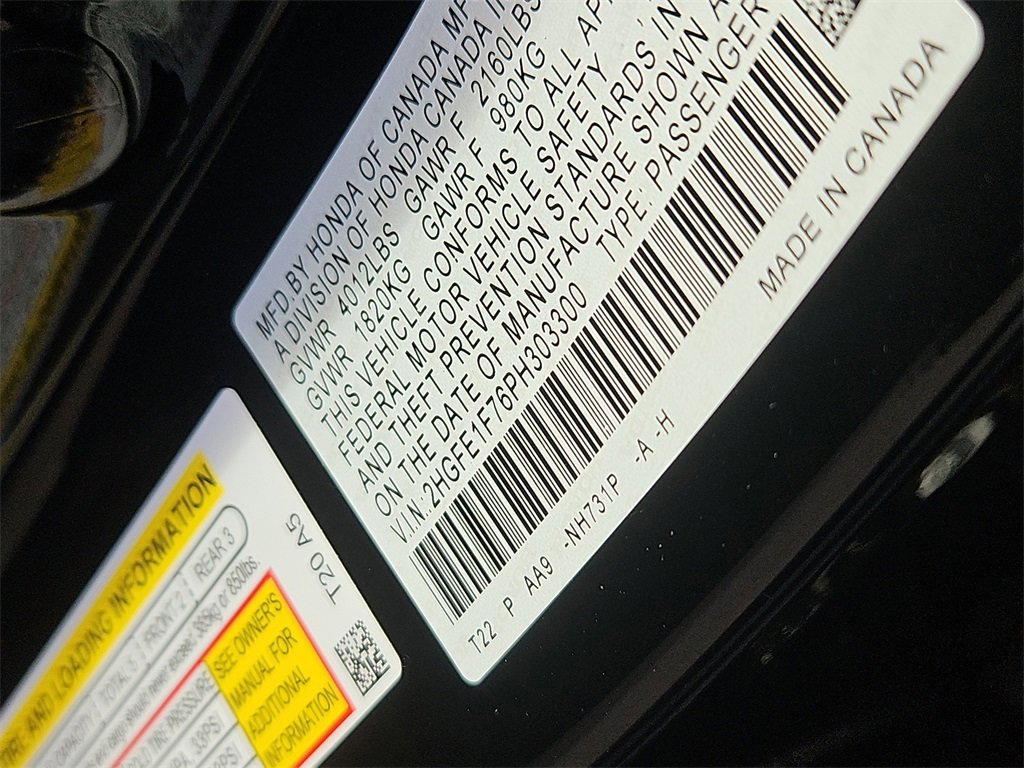 Certified 2023 Honda Civic EX image 6