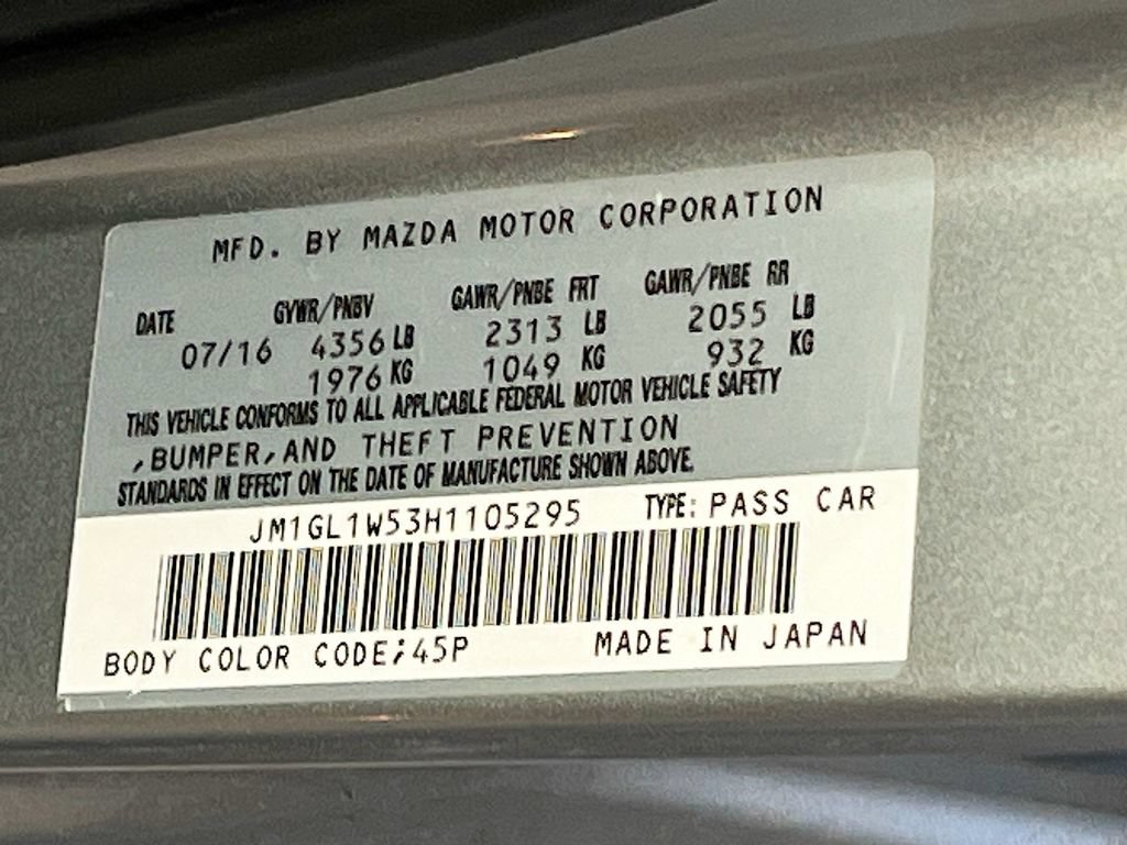 Used 2017 MAZDA MAZDA6 Grand Touring FWD image 34