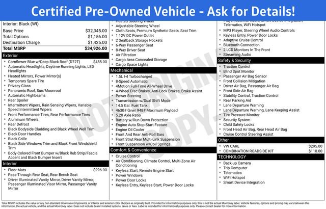Certified 2025 Volkswagen Taos SE AWD/4WD image 9