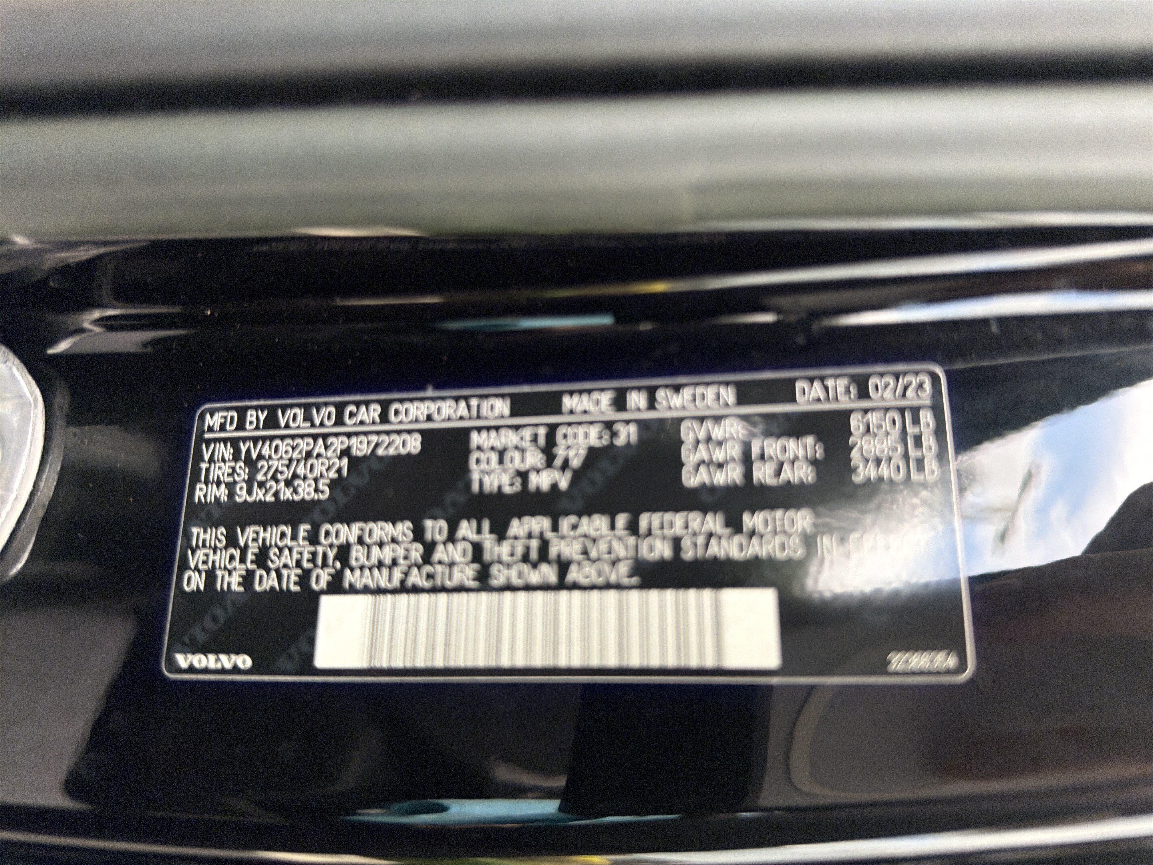Certified 2023 Volvo XC90 B6 Ultimate w/ Lounge Package AWD/4WD image 37