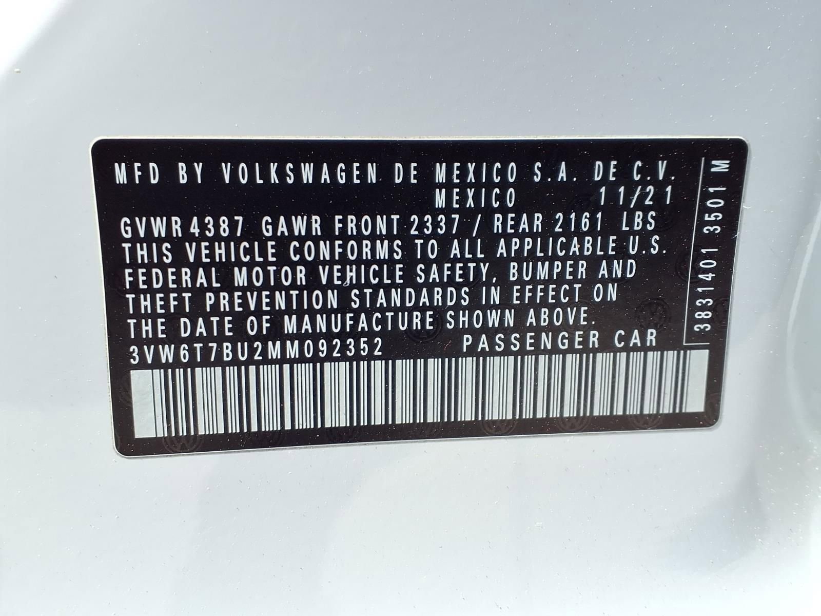 Used 2021 Volkswagen Jetta GLI Autobahn w/ GLI Autobahn Black Package image 27