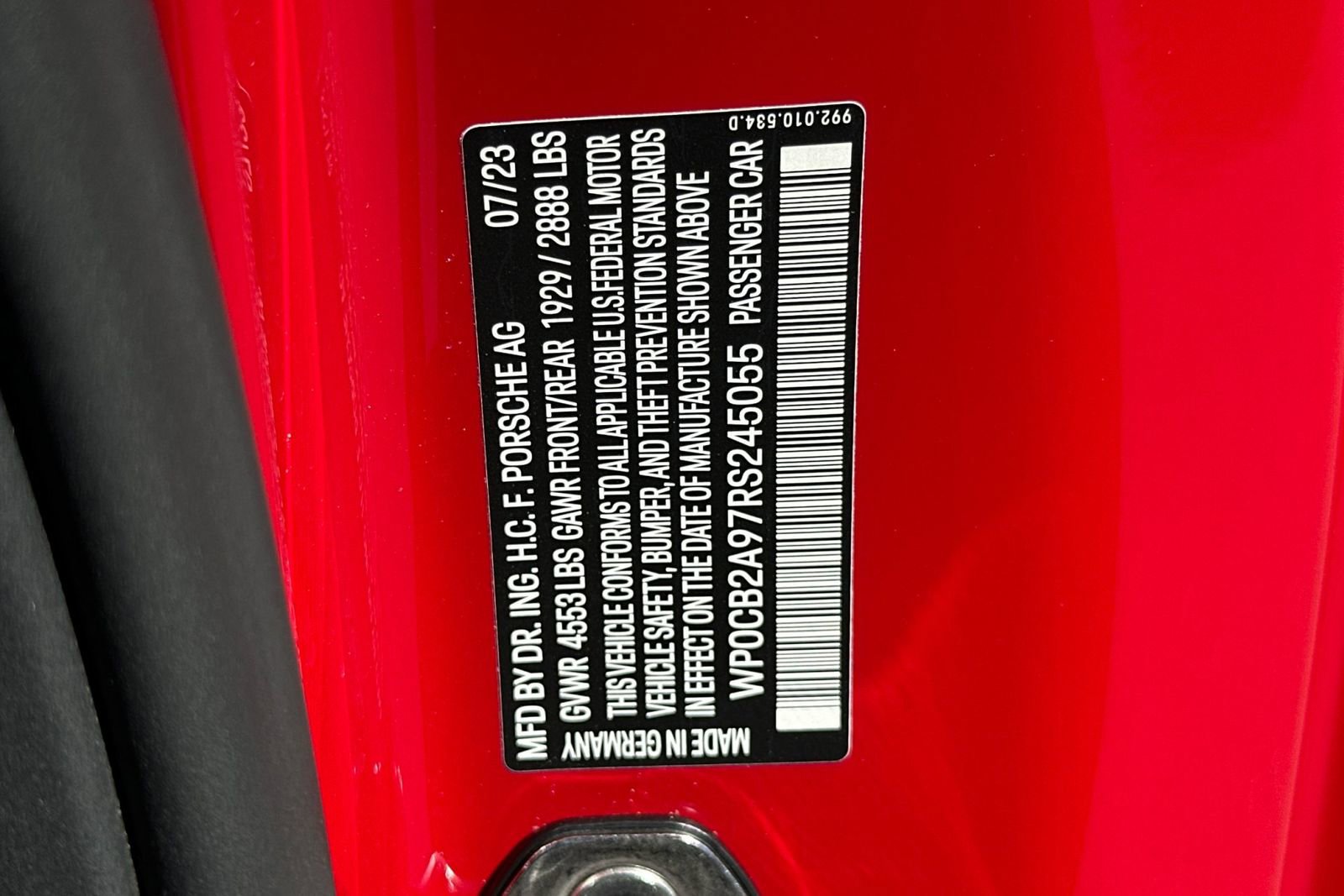 Certified 2024 Porsche 911 Carrera 4S AWD/4WD image 47
