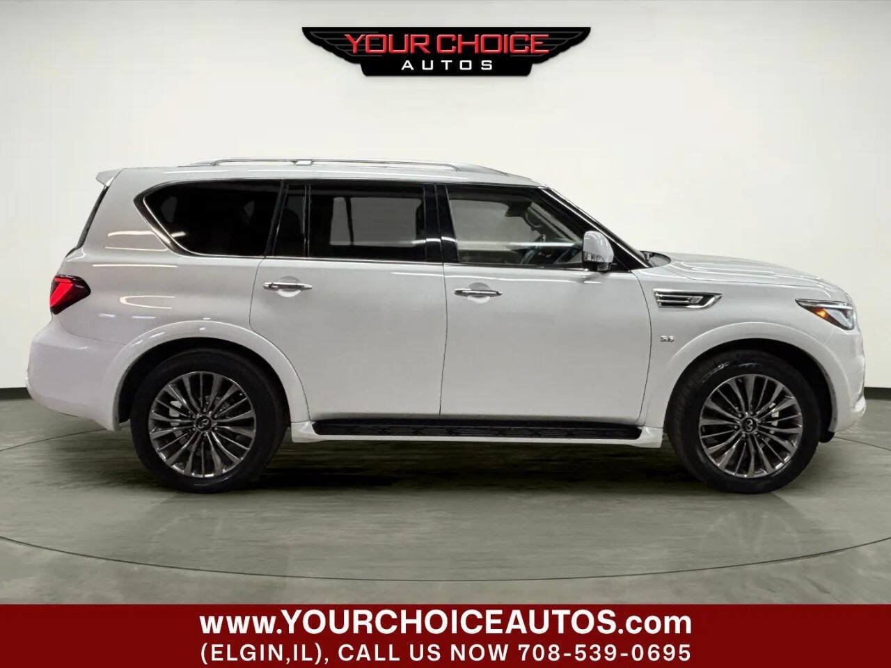 Used 2019 INFINITI QX80 Luxe w/ 22" Wheel Package AWD/4WD image 10