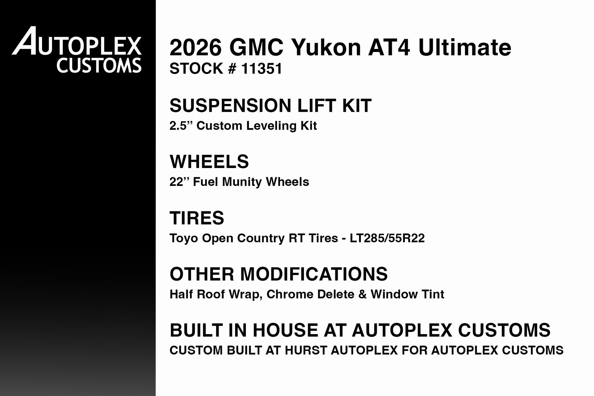 Used 2026 GMC Yukon AT4 Ultimate w/ LPO, Floor Liner Package image 2