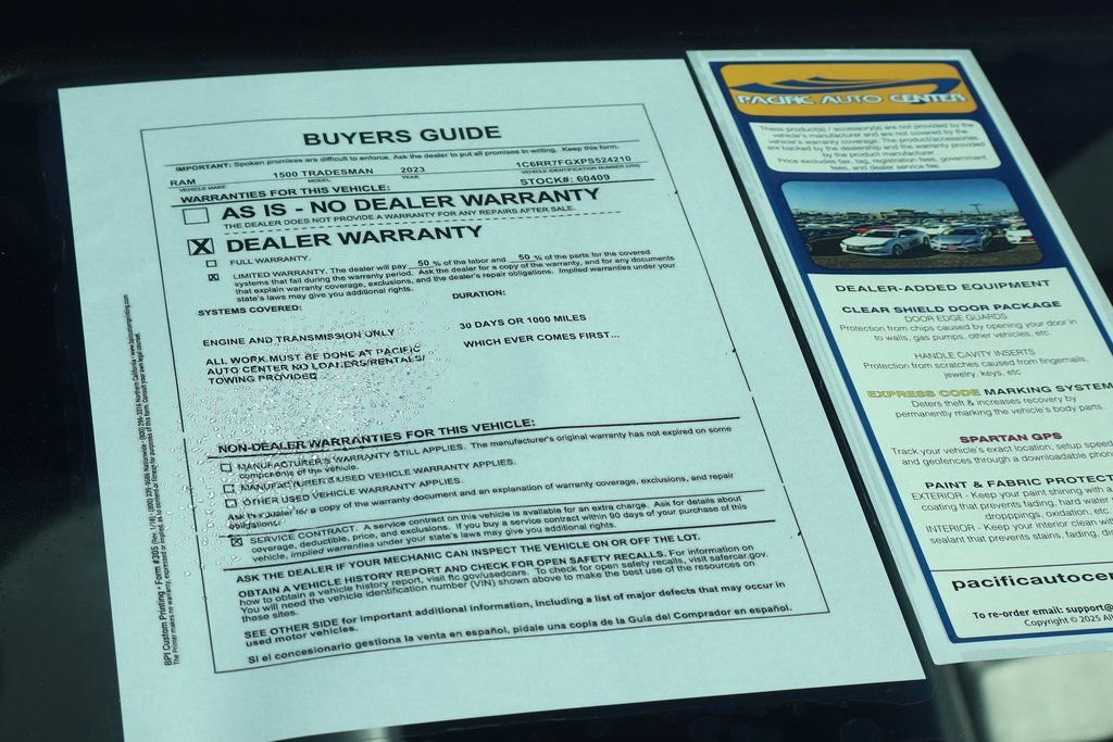 Used 2023 RAM 1500 Tradesman w/ Trailer Tow Group image 52