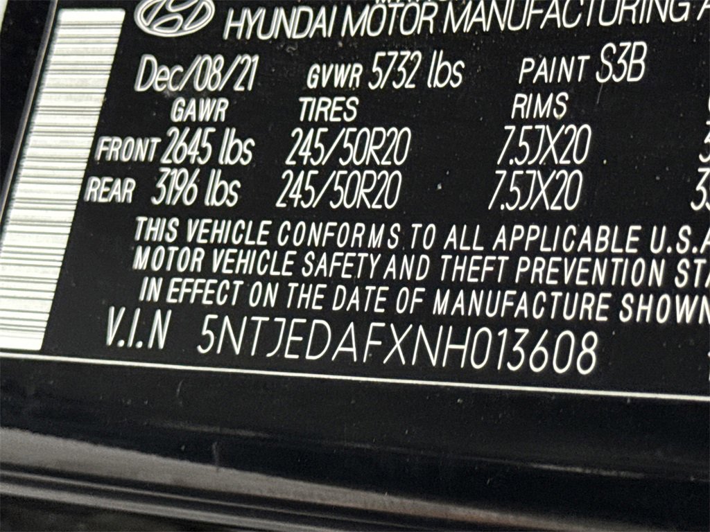 Used 2022 Hyundai Santa Cruz Limited image 36