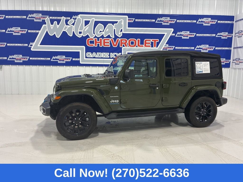 Used 2023 Jeep Wrangler Unlimited Sahara w/ Cold Weather Group AWD/4WD image 1