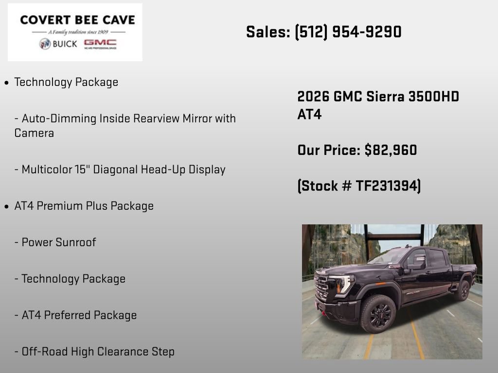 New 2026 GMC Sierra 3500 AT4 w/ AT4 Premium Plus Package image 34