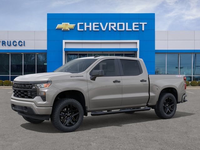 New 2026 Chevrolet Silverado 1500 Custom w/ Turbomax Blackout Package AWD/4WD image 2
