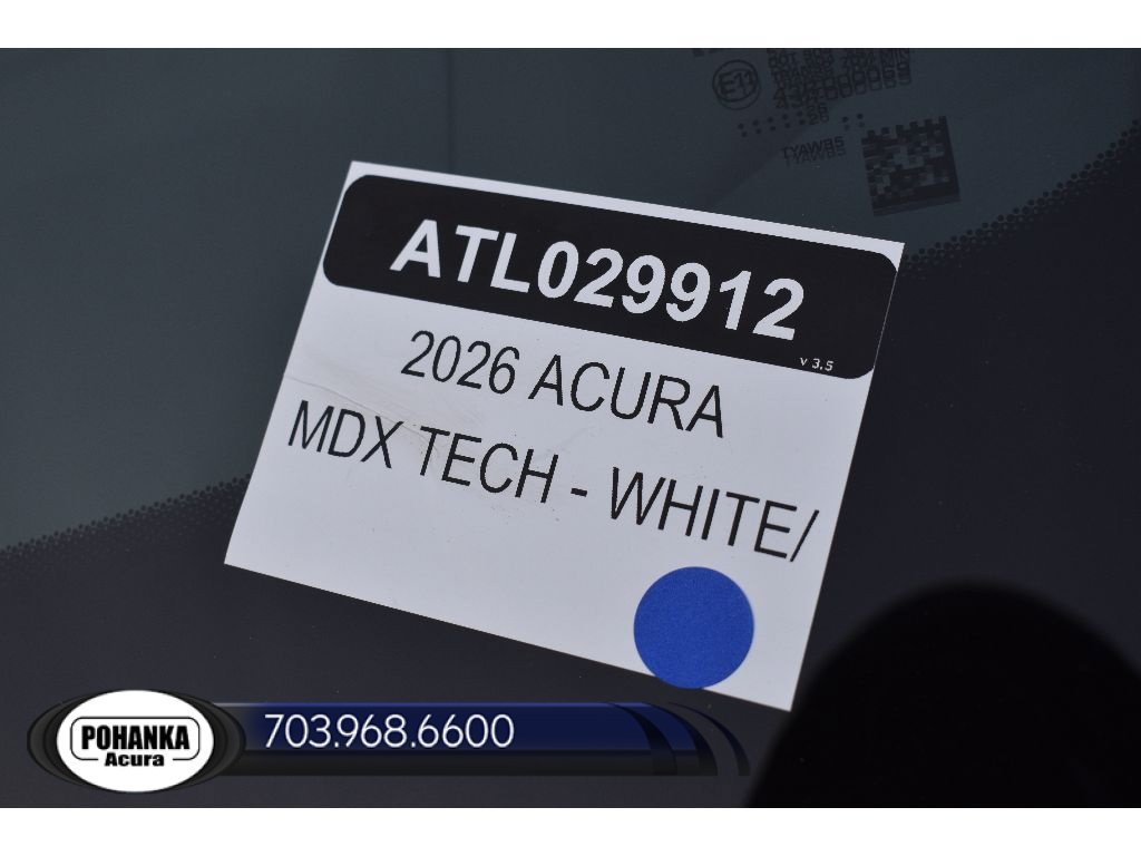 New 2026 Acura MDX w/ Technology Package AWD/4WD image 37