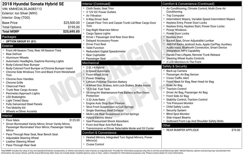 Used 2018 Hyundai Sonata SE image 6