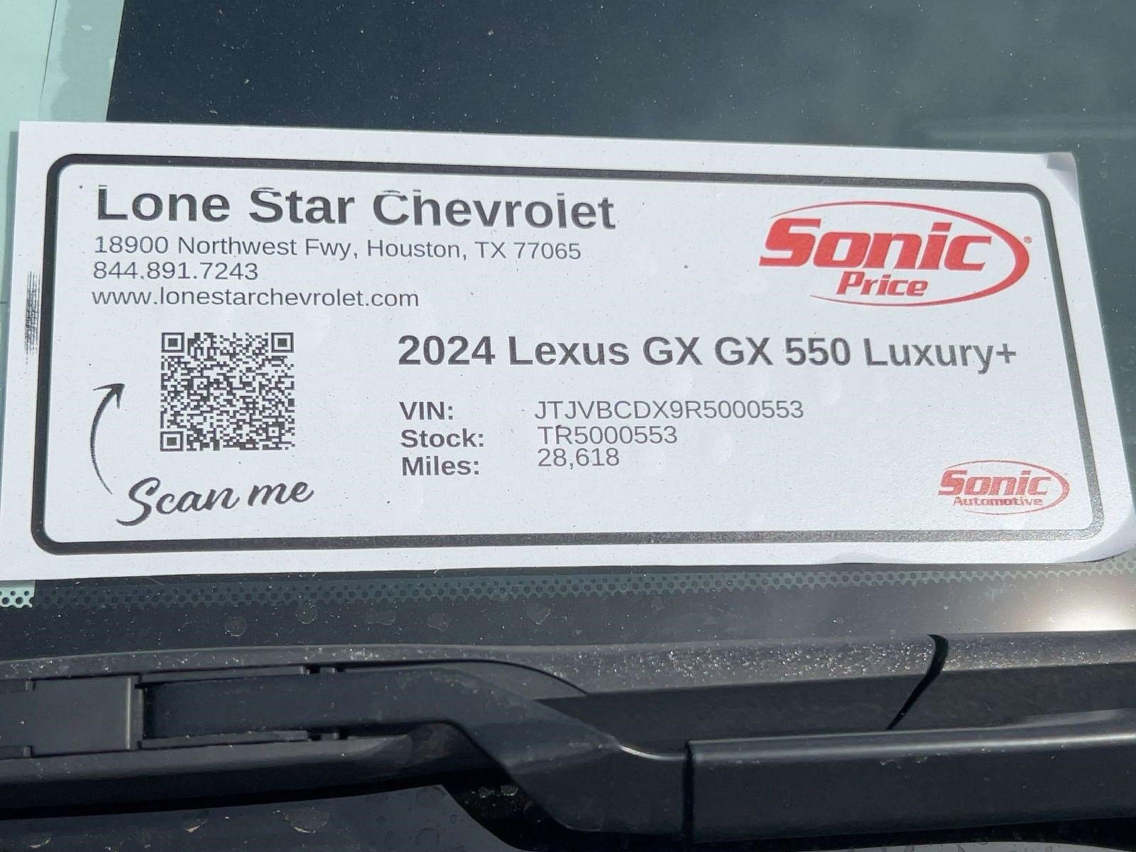 Used 2024 Lexus GX 550 w/ Cold Area Package image 32