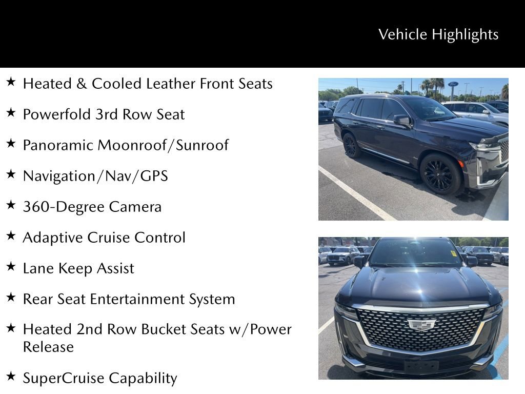 Used 2023 Cadillac Escalade Premium Luxury w/ Performance Package image 22