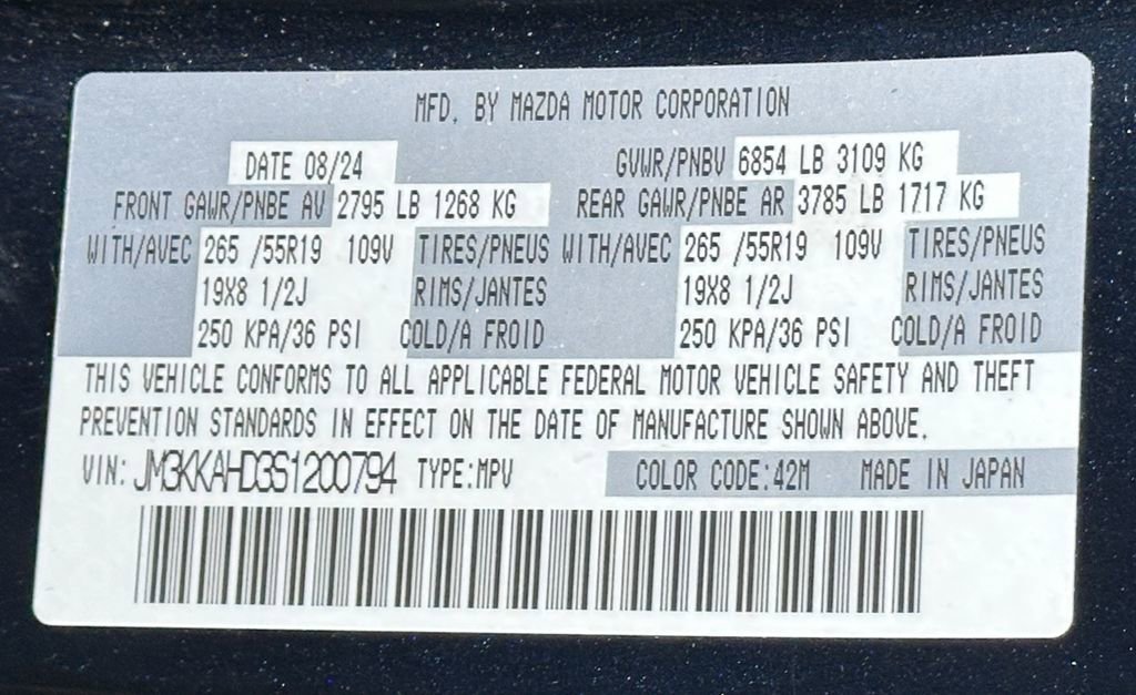 Used 2025 MAZDA CX-90 3.3 Turbo w/ Select Package image 61