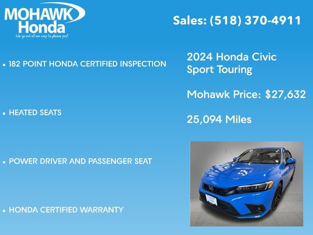 Certified 2024 Honda Civic Sport Touring image 16