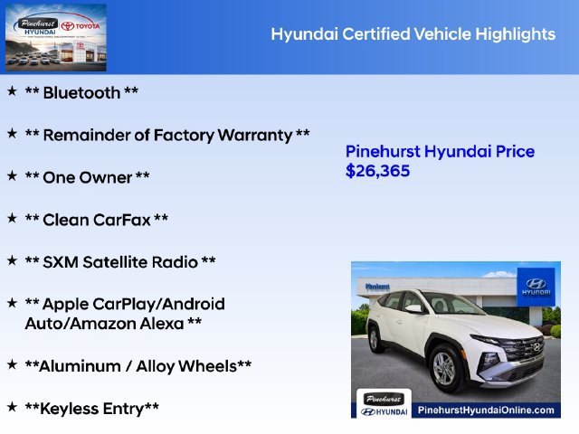 Certified 2026 Hyundai Tucson SE FWD image 19