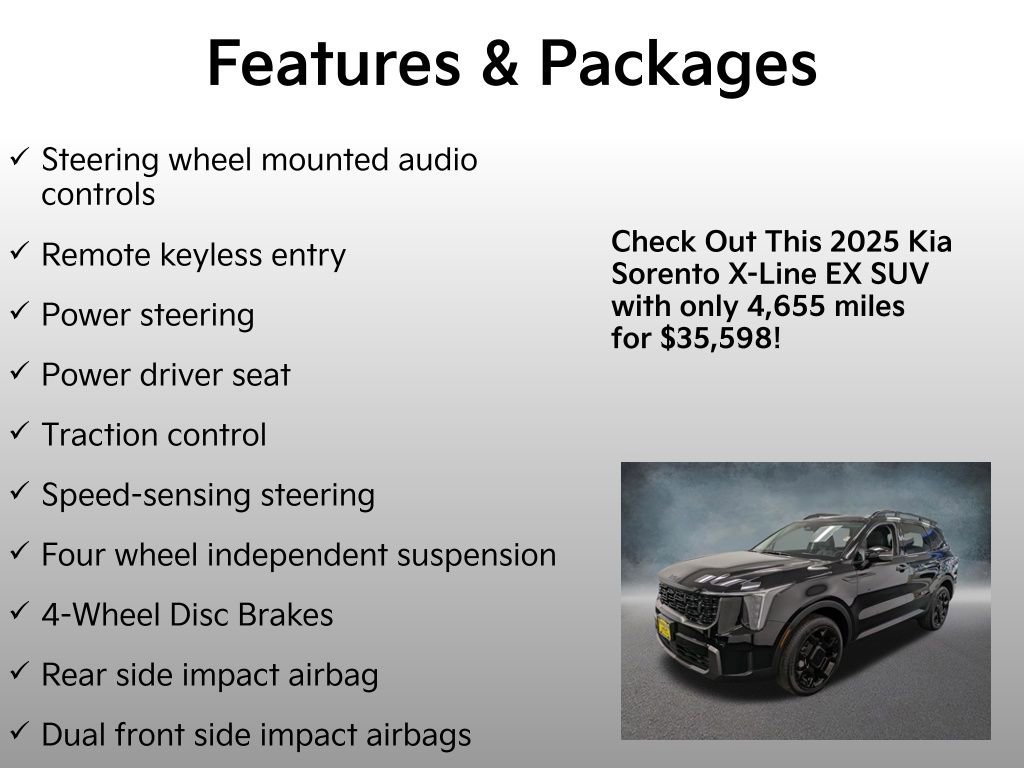 Certified 2025 Kia Sorento X-Line EX image 8