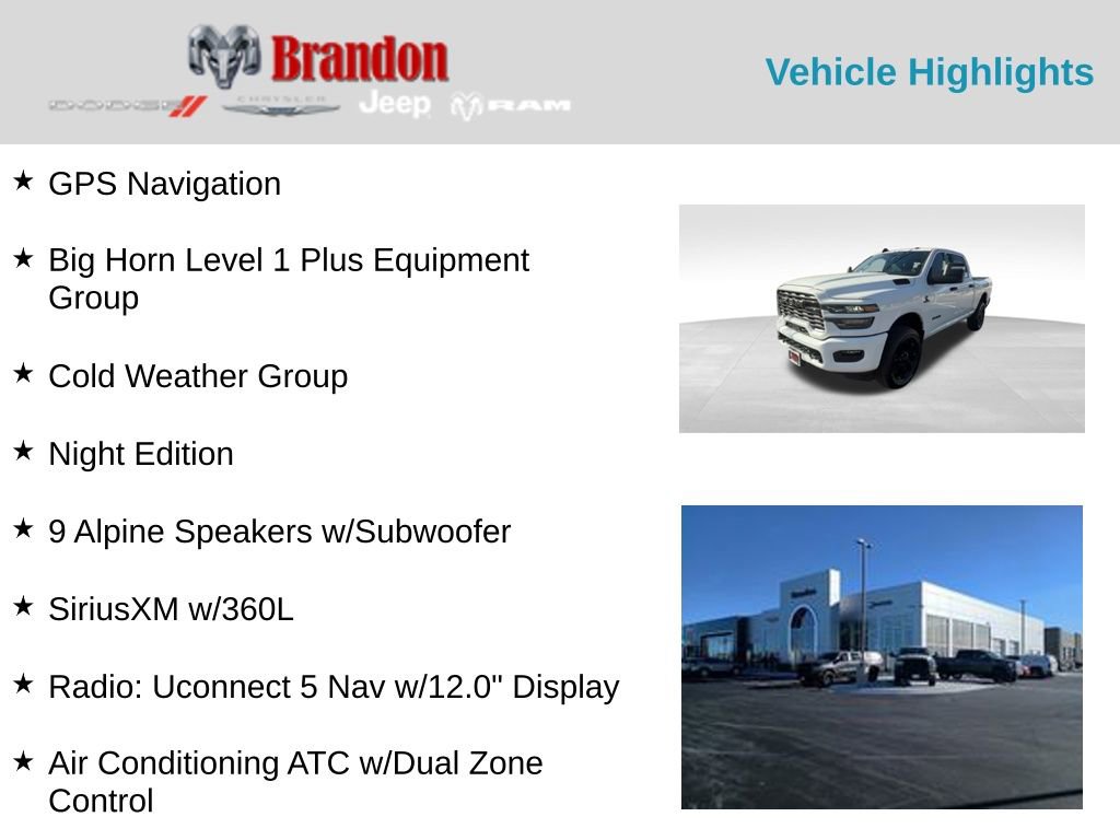 New 2026 RAM 2500 Big Horn image 2