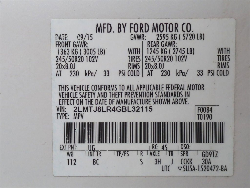 Used 2016 Lincoln MKX Reserve w/ Climate Package image 35